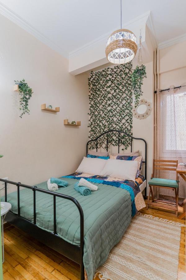 Green Boho Apartment Athene Buitenkant foto
