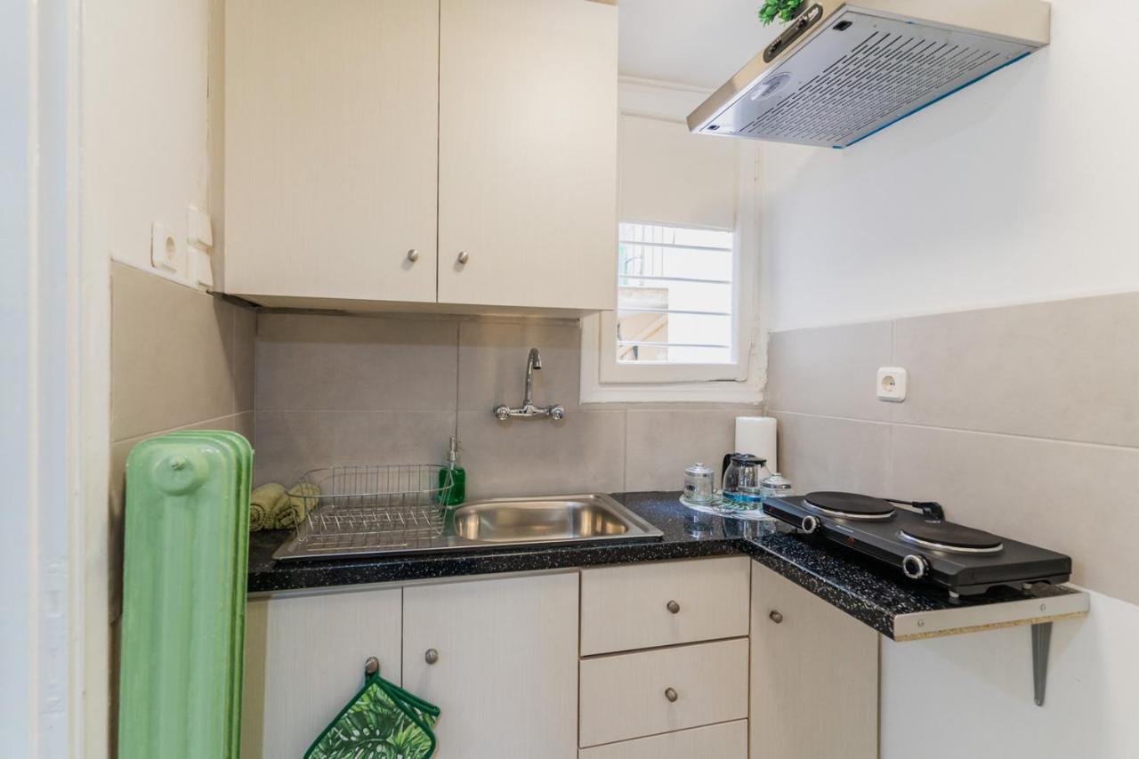 Green Boho Apartment Athene Buitenkant foto