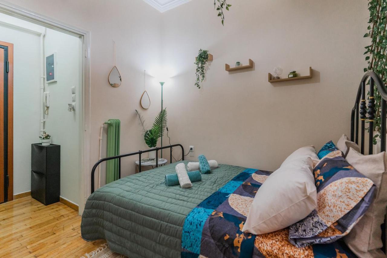 Green Boho Apartment Athene Buitenkant foto